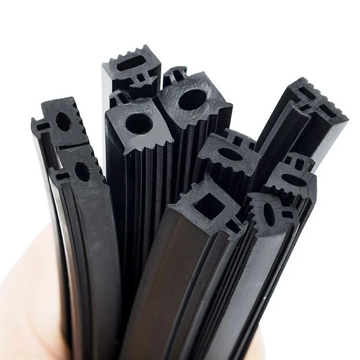 Tiras de borracha para fixação de vidro EPDM